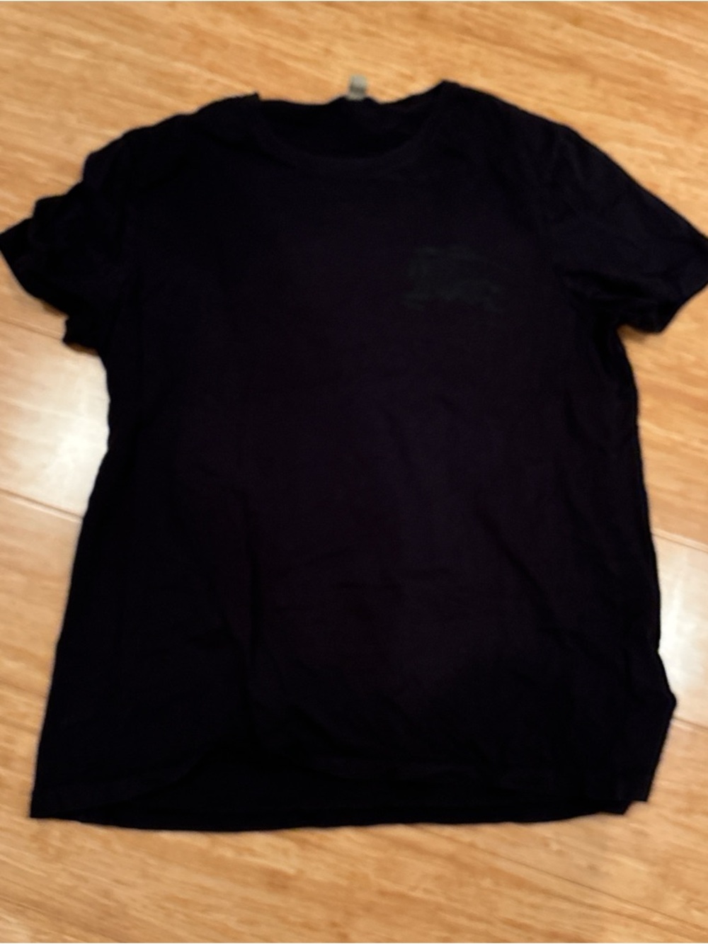 Burberry Black Crewneck T-Shirt